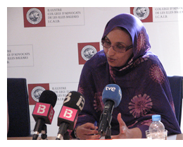 la activista saharaui Aminatou Haidar