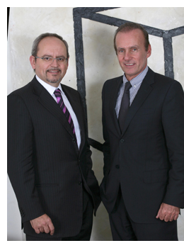 De izq. a dcha: Jorge Santiago Neves y Albano Sarmento, socios para Portugal