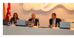 De izda a dcha_P. P�ramo-UEM, J. Francisco San Andr�s y Manuel Mart�n- G�mez Acebo & Pombo