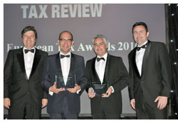 Paulo Nuncio y Miguel C. Reis (socios de Garrigues Portugal) junto a Gonzalo Gallardo y Diego Rodr�guez (socios de Garrigues)