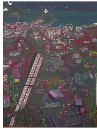 La muestra titulada �Lugares� podr� visitarse hasta el pr�ximo 20 de octubre en la sede del Colegio