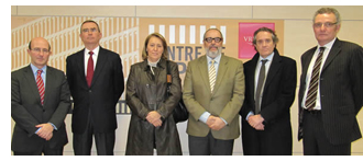 Pedro L. Y�fera, Ramon Serra, Maria Josep Feliu, Eudald Vendrell, Luis Antonio Sales y Francesc Jim�nez
