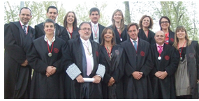 Imponen las togas a 27 nuevos letrados durante la fiesta patronal del Colegio de Abogados de Girona