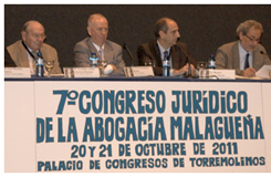 M�s de 900 congresistas reunidos en el 7� Congreso Jur�dico de la Abogac�a Malague�a 