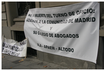 Pancarta - Foto Lawyerpress