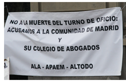 El Consejo General de la Abogac�a apoya las reivindicaciones de los abogados de oficio