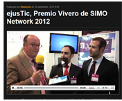 El servicio de mediaci�n y arbitraje a trav�s de Internet de eJustic gana el Premio Especial Vivero 2012 del SIMO