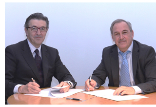 decano del Ilustre Colegio de Abogados de Baleares (ICAIB), Mart�n Ale�ar, y el se�or Jos� Francisco Ib��ez Llompart, director de �rea de Banco Madrid en Baleares