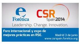 La sostenibilidad empresarial, a an�lisis a nivel internacional en el foro CSR Spain 2014 de For�tica