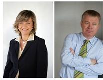 M�nica Weimann y Michael Fries, vicepresidentes de la Asociaci�n Hispano-Alemana de Juristas