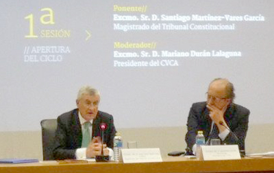 El Magistrado del Constitucional, Santiago Martínez-Vares analiza el recurso de amparo