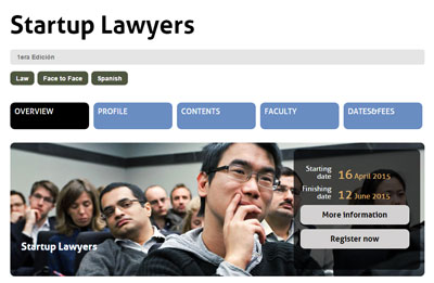 IE lanza Startup Lawyers dirigido por Alejandro Touri�o
