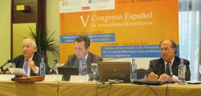Abogados litigantes de todo el mundo se re�nen en Madrid en el VI Congreso de la Asociaci�n de Accionistas Minoritarios