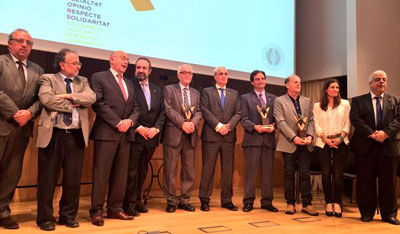 La Abogac�a Catalana entrega  los Premios �Valor�, &nbsp;galard�n que respalda a personas y entidades referentes de la sociedad