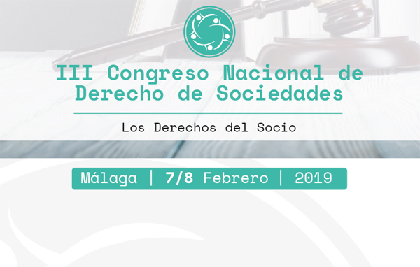 III edición del Congreso Nacional de Derecho de Sociedades