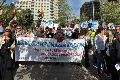 manifestación de mutualistas