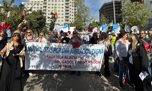 manifestación de mutualistas