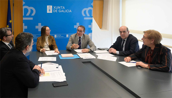 Reunión entre el Colegio de Abogados de A Coruña y la Dirección Xeral de Xustiza