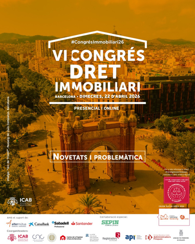 VI Congreso de Derecho Inmobiliario ICAB