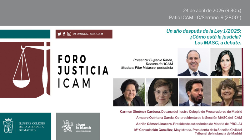 Foro Justicia ICAM 24 de abril 2026