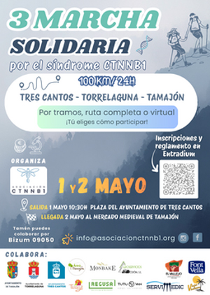 Tercera Marcha Solidaria por el Síndrome CTNNB1