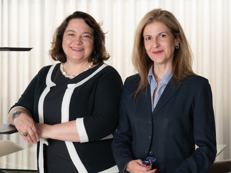 Giannina Tacca y Beatriz Pintos