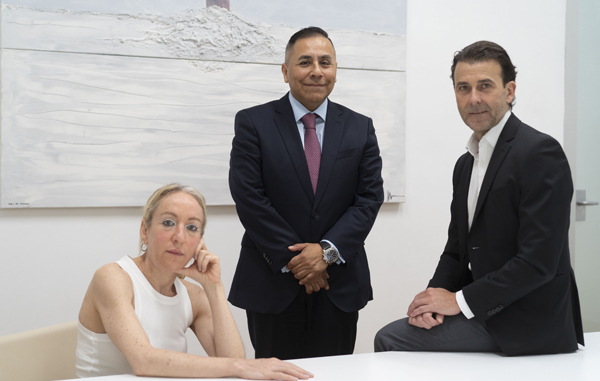 Inmaculada Pineda, Dino Carlos Caro Coria y Alfonso Garrido