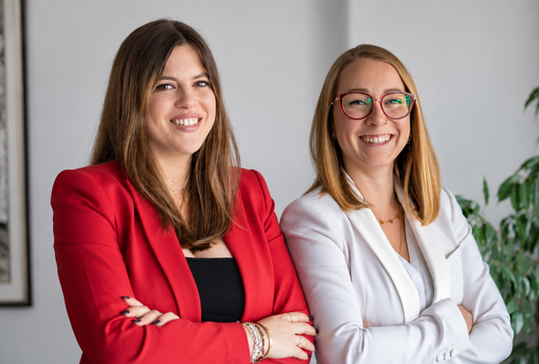 Linda Käser y Marisa Herbrandt