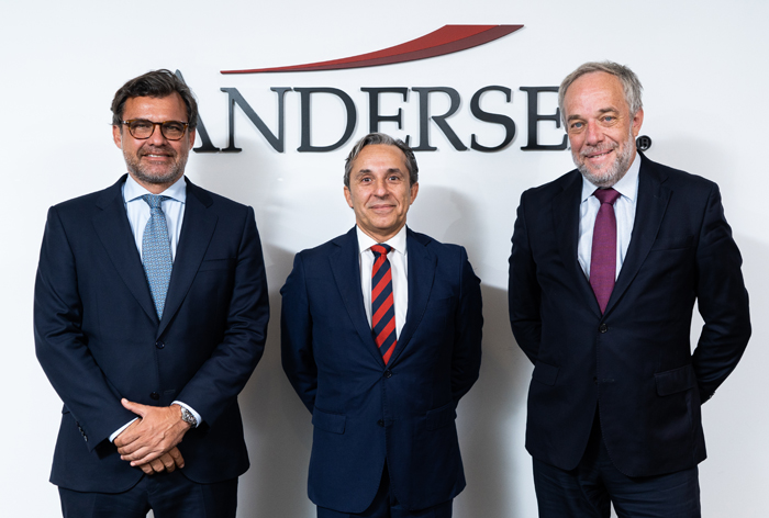 Borja de Gabriel, Juan Martínez y Pablo Gómez-Acebo