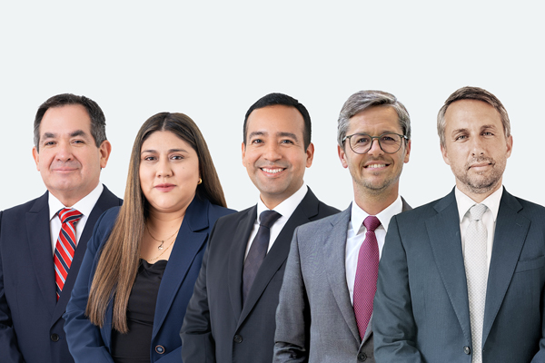 Arturo Tuesta, Paola Saavedra, Ronald Vargas, Luís Roquette Geraldes, Martim Teixeira