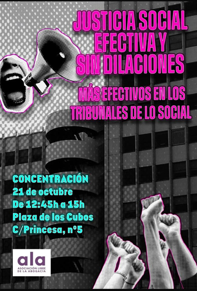 ALA convoca una concentración en Madrid